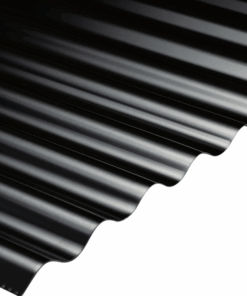 ML CHAPA ACANALADA COLOR NEGRO CAL 25 (0.50MM) ANCHO 1.10