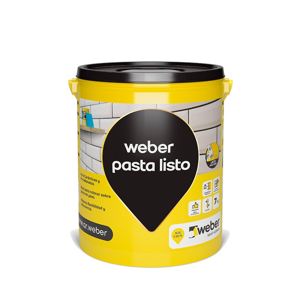 BS. PEGAMENTO WEBER PASTA BALDE X 7 KG